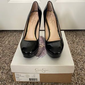 Jessica Simpson Black Platform Pump